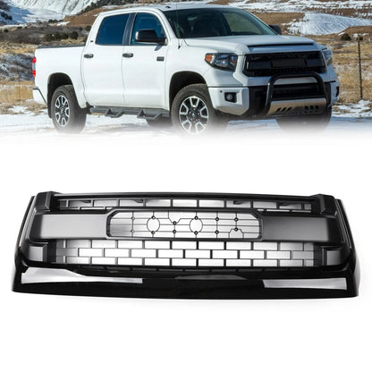 Black Honeycomb Grill Grille for Toyota Tundra 2014 2015 2016 2017 2018 TRD PRO WIth Letter