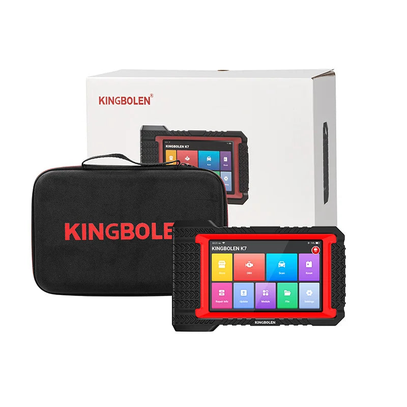 2025 Newest Elite Kingbolen K7 Escaner Automotriz All System Car Diagnostic Tool Key Programmer Scanner 38+ Resets PK D7