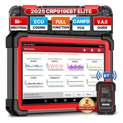 2025 Launch X431 CRP919E BT Automotive Scanner Engine All System OBD2 Diagnostic Tools 31 Resets Lifetime Free Update