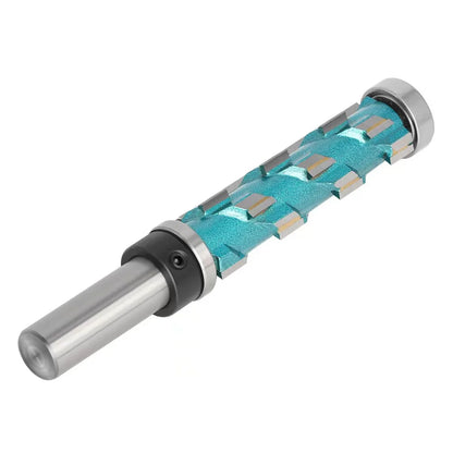 L-N279 12mm 1/2" Shank Flush Trim Solid Carbide Spiral Top Bearing Cnc Router Bit Compression-cut End Mill Bit Face Wood Milling