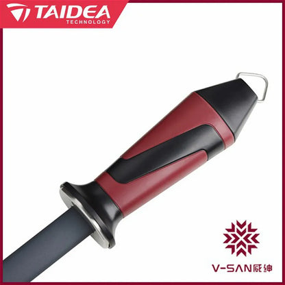 TV1703 Taidea V-SAN Deluxe Black Crystal Ceramic Sharpening Steel Rod