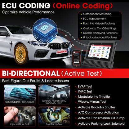 2025 New Launch X-431 PRO V5.0 8" Tablet Automotive OBD OBD2 Diagnostic Car Scanner X431 V5.0 Auto Car Diagnostic Tool