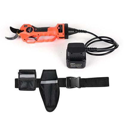 25V 40MM Electric Pruning Shear with Protective Case Cover Power Tool Belt Waist Bag Toolkit Pouch Case Sleeve Plastic Handle