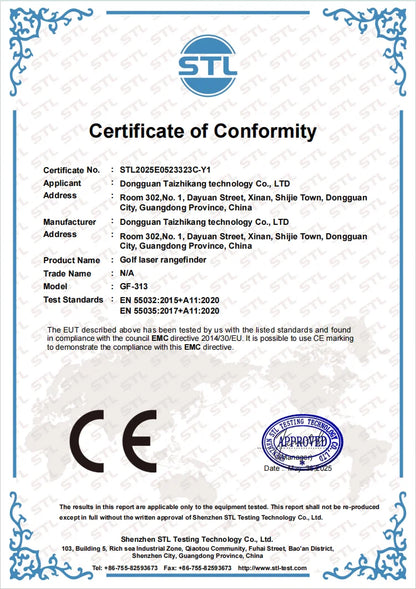 China High Frequency Golf Equipment Laser Rangefinder Distance Meter Scope Innovative Hunting Tool