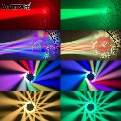 Shipping From USA VSHOW R1940L Big Bee 19pcs 40w Wash RGB Moving Head Light High Power LED Wash Moving Head for Dj Concert