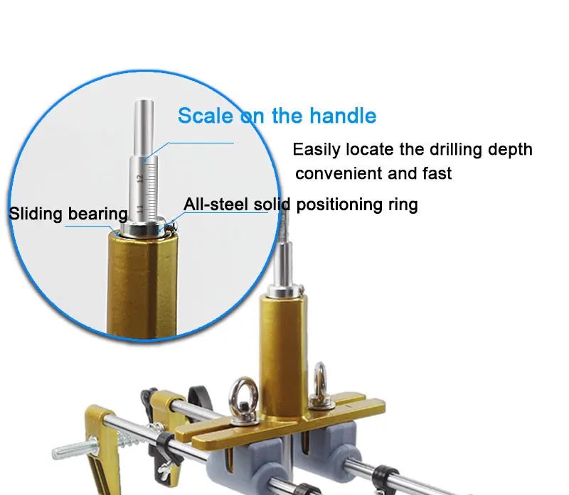 Mortice Lock Jig Solid Wood Door Hole Opener Slot Machine Room Door Key Hole Opener Woodworking Tool Milling Cutter for Wood