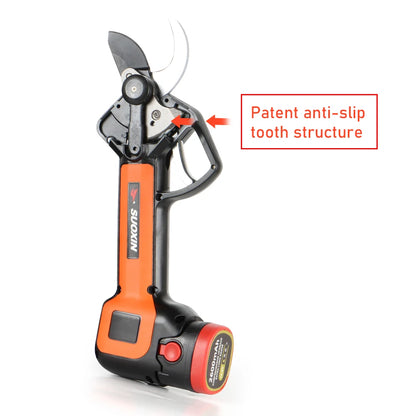 30mm Chargeable Electric Pruning Shears, Cordless Pruning Shear Battery Powered with SK5 Blades and 16.8V Lithium Battery
