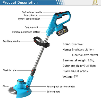 200W 8" Electric Pile Cropper Weeding Machine
