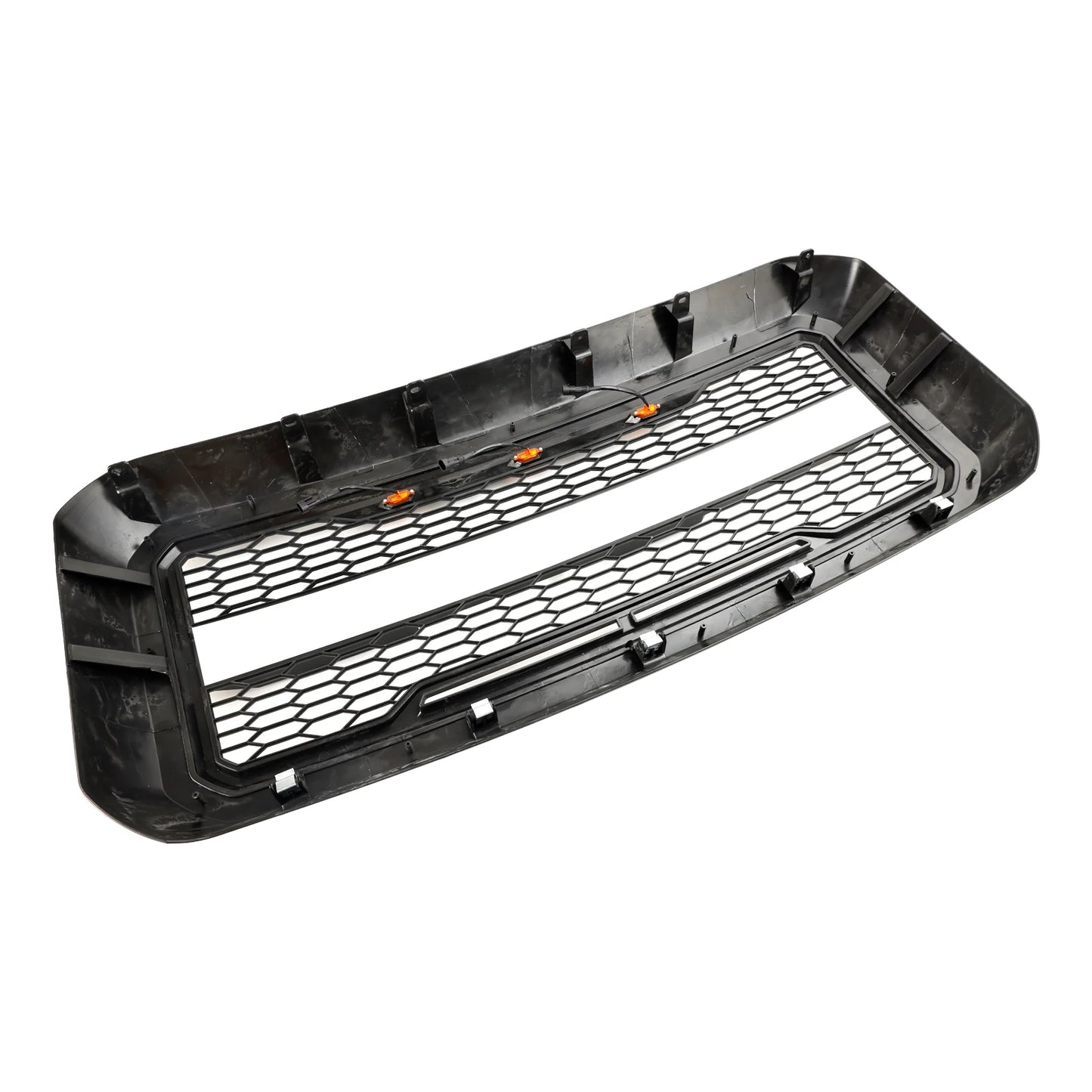 Front Bumper Grill Grille W/ LED for Ford F250 F350 F450 F550 2011-2016 Super Duty With Letter US Stock Free Shipping