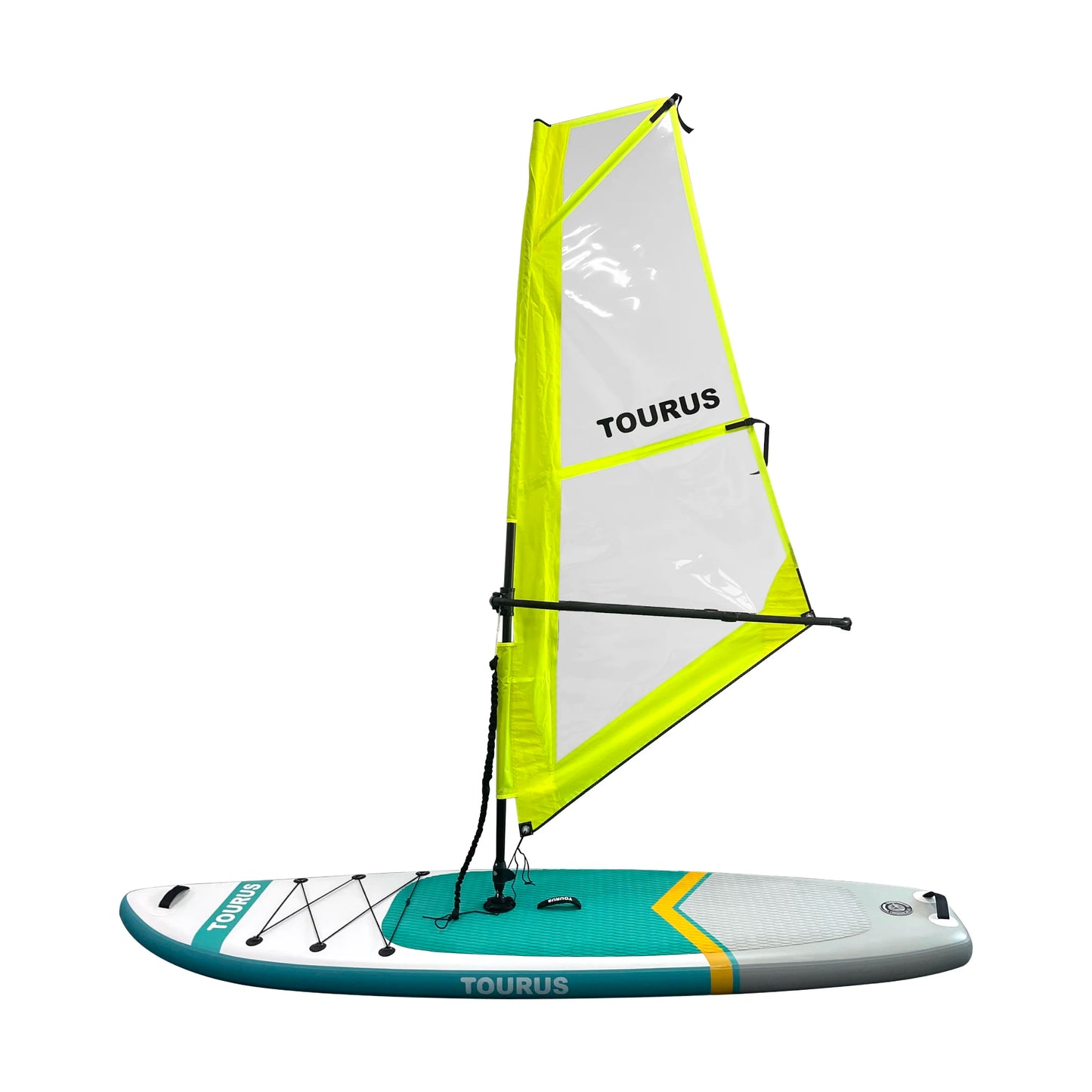 Professional Windsurf All Round Paddle Board Inflatable Surfboard Windsurfing SUP Sailing on Sea for Athlete or Technical Player, Type - sail