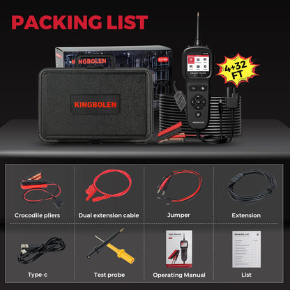 ECT600 Elite Automotive Power Circuit Probe Tester With Breaker Finder Vehicle Electrical Circuit/Battery Tester Kit