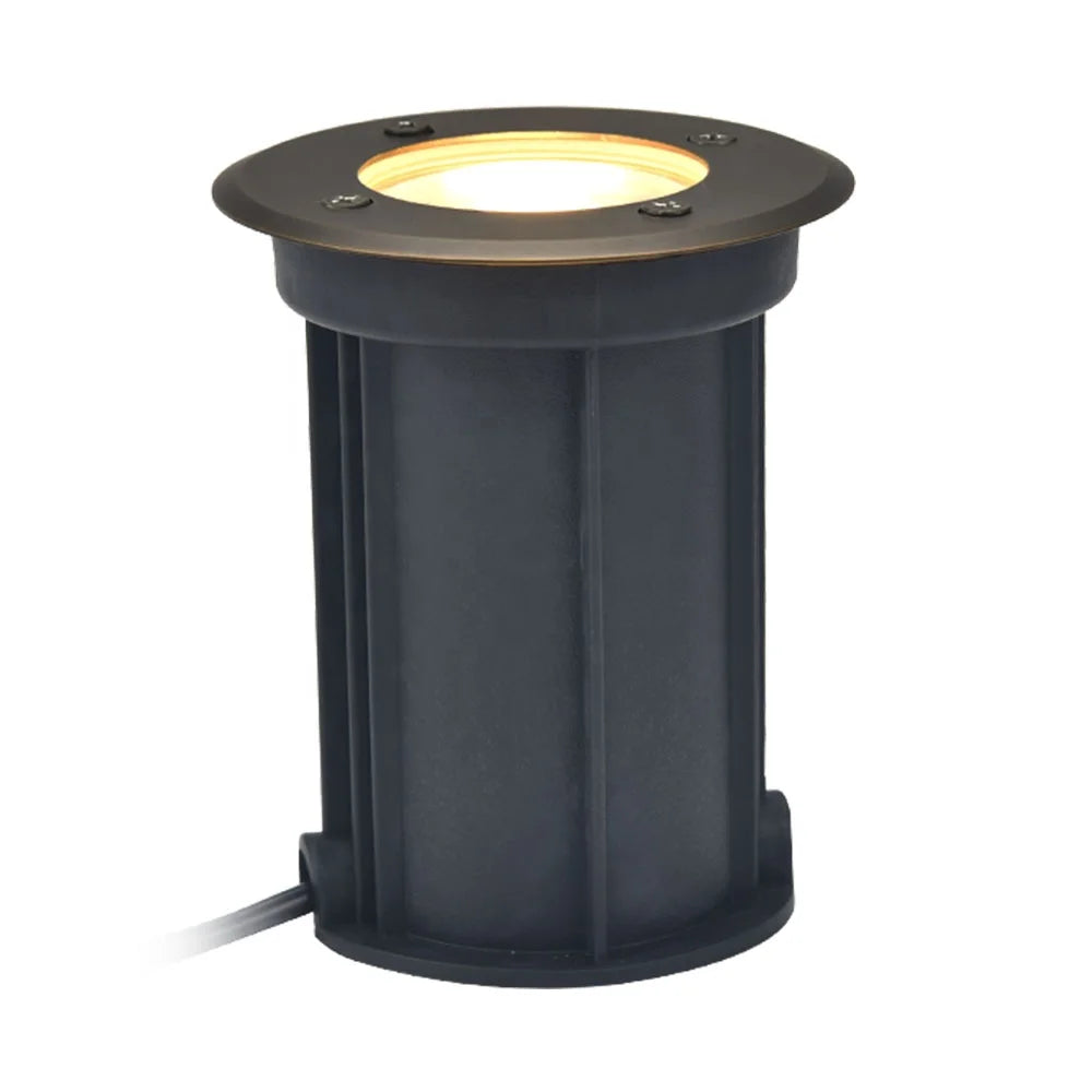 USA Warehouse LT2206B 12V AC/DC Brass Outdoor Low Voltage Pathway in Ground Landscape Well Lights