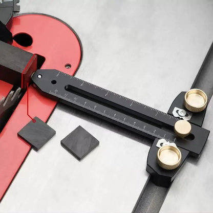 L-HT1281 LISCA Woodworking Table Saw Blade Straightening and Leveling Cutting Board Position Testing Tool Direction Locator Jig, type - Assembly Tools