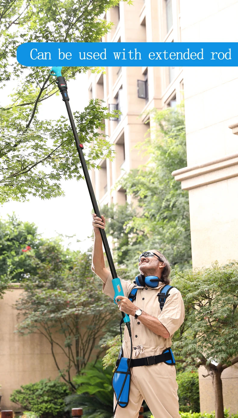 36V Longlife Use Powerful 35MM Electric Pruning Shears Rechargeable Battery Power Shears LED Screen Display Gardening Pruner