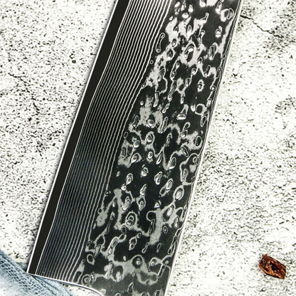 2021 New Design Damascus VG 10 Steel Kiritsuke Chef Knife Kitchen Knife Set with RoseWood Handle