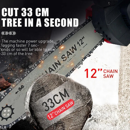 DTWA2-0070 Mini 21V 12 Inch Lithium Battery Electric Operated Chainsaw Cordless Battery Powered Chainsaw