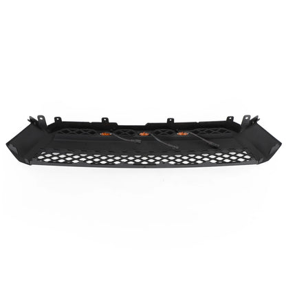 Matte Black Front Bumper LED Light Grille Grill for Toyota 4Runner 2010 2011 2012 2013 with Letter #TO1200367