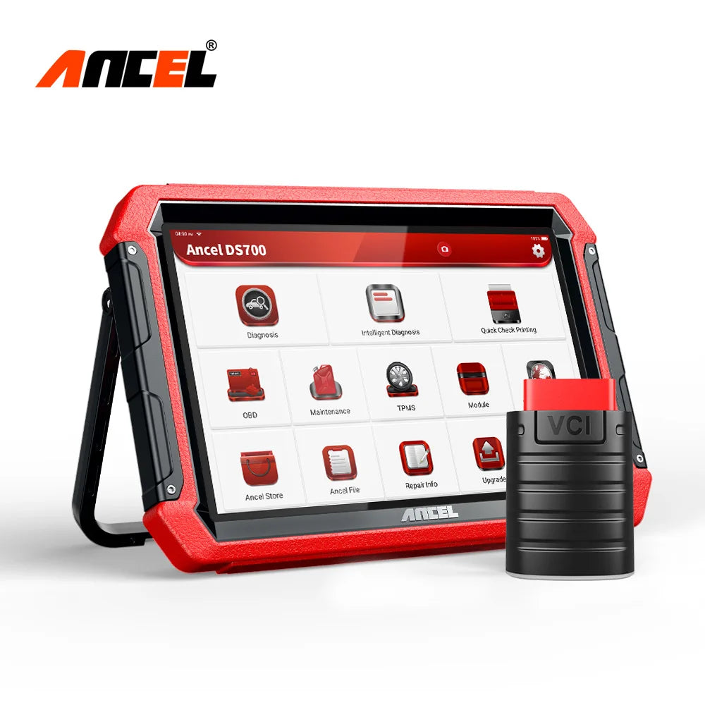 2025 ANCEL DS700 Bidirectional Scanner Brand New Car Key Programming Tool for Bluetooth 34+ System Reset Services Diagnostic Too