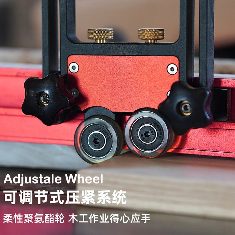 Updated Bearing Roller Featherboards Adjustable Table Feather Loc Boards Clamps for Woodworking Tools Table Saw Pushblock