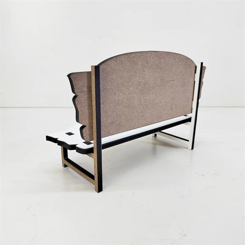 Sublimation for Desk Decor love Bench Office Decoration for Desk Modern Home Decoration Accessories Long Chair