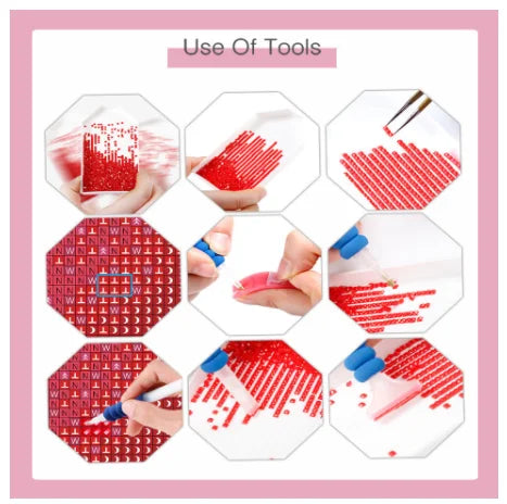 Chenistory DZDP1077 Arts Crafts Diy Diamond Painting Cross Stitch Dream Home Diamond Embroidery 5D DIY Diamond Painting