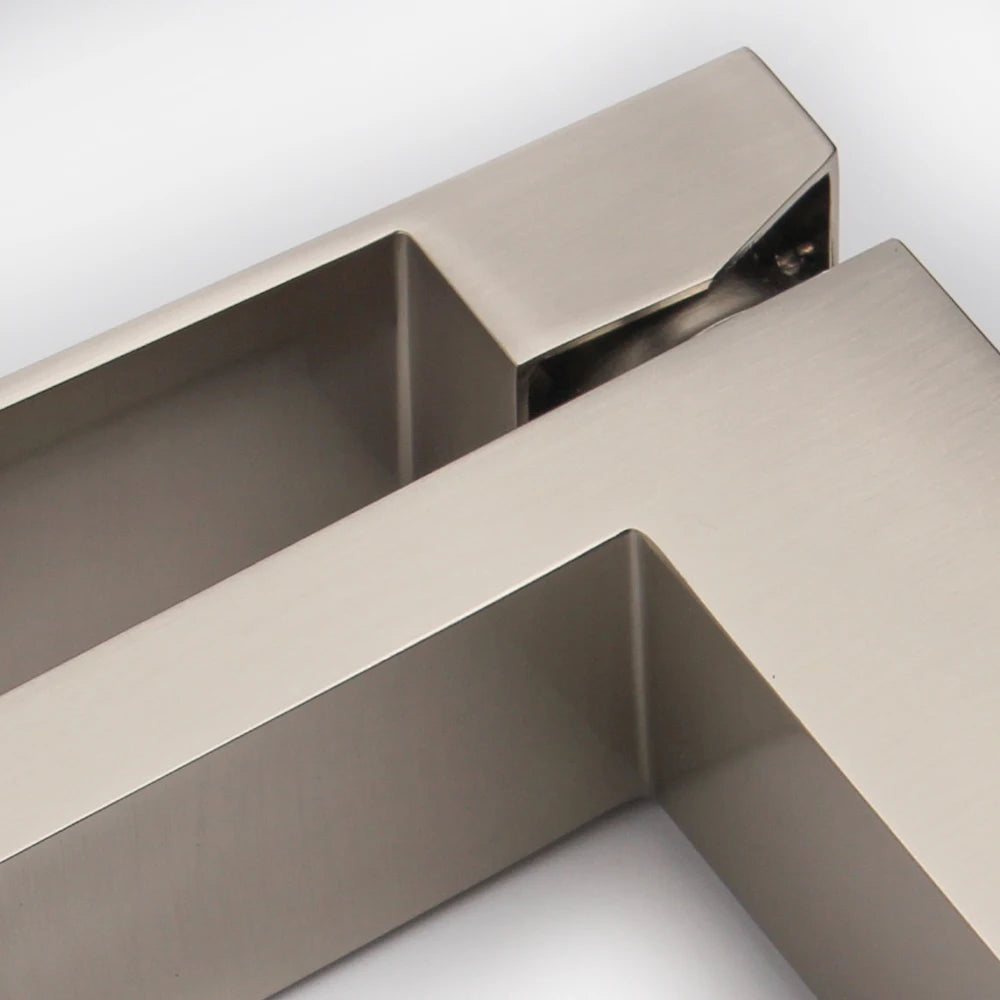 Aquacubic CUPC UPC Deck Mounted Brushed Nickel Solid Brass Water Wash Hand square Basin Faucet