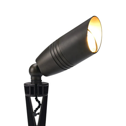 USA Warehouse LT2505 Antique Bronze LED Low Voltage Landscape Lighting Brass Spot Light up Lights with ETL Certificate