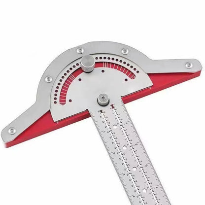 L-HT142 Woodworking Scribe Ruler 10 15 20inch Scribing Ruler Aluminum Alloy Line Drawing Marking Gauge DIY Measuring Tools