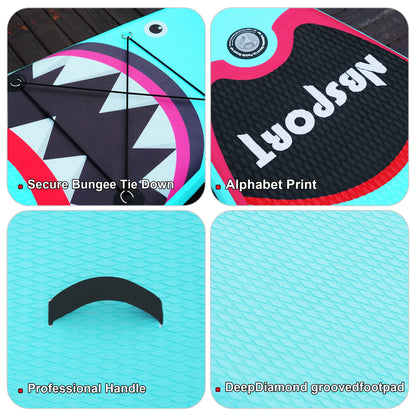 3M Inflatable Surfing Paddle Board comfort Grip Inflatable Stand up Jet Board