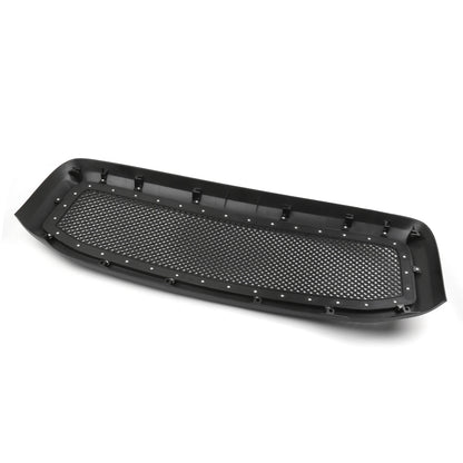 Areyourshop Black Mesh Style Front Hood Grille W/Chrome Rivet for Ram 1500/2500/3500 2006-2008 Models