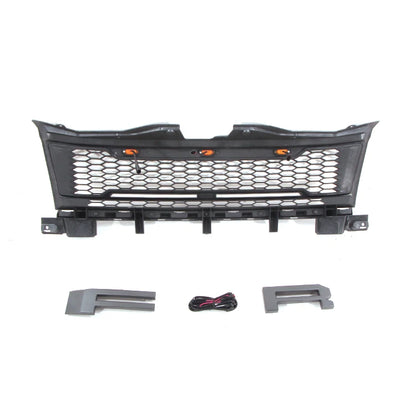 Front Grille Matte Black LED Raptor Style Fit for 2007-2010 Ford Edge