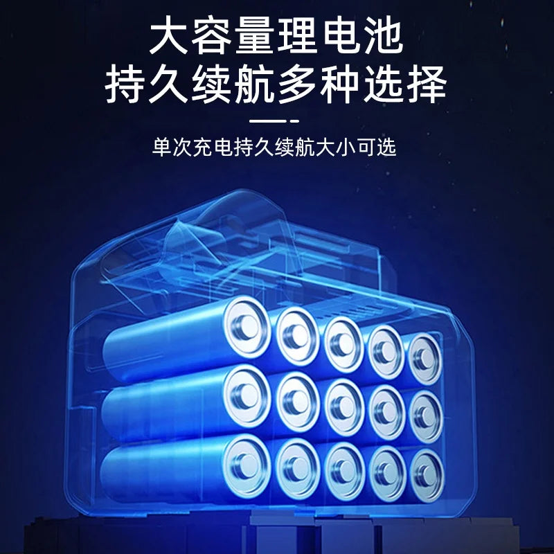 DTWA1-0021+A2-0047 Tree Cutting Electric Tall Pole Chainsaw Cordless Long Reach Handle Pruning Chain Saw Pruner, blade length - 2''/50mm