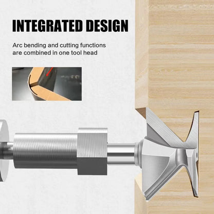L-N313 Arc Bending Integrated Bit Forming R18 R30 Wood Router Bit for Wooden Door Wall Cabinet Without Filling Softening Process