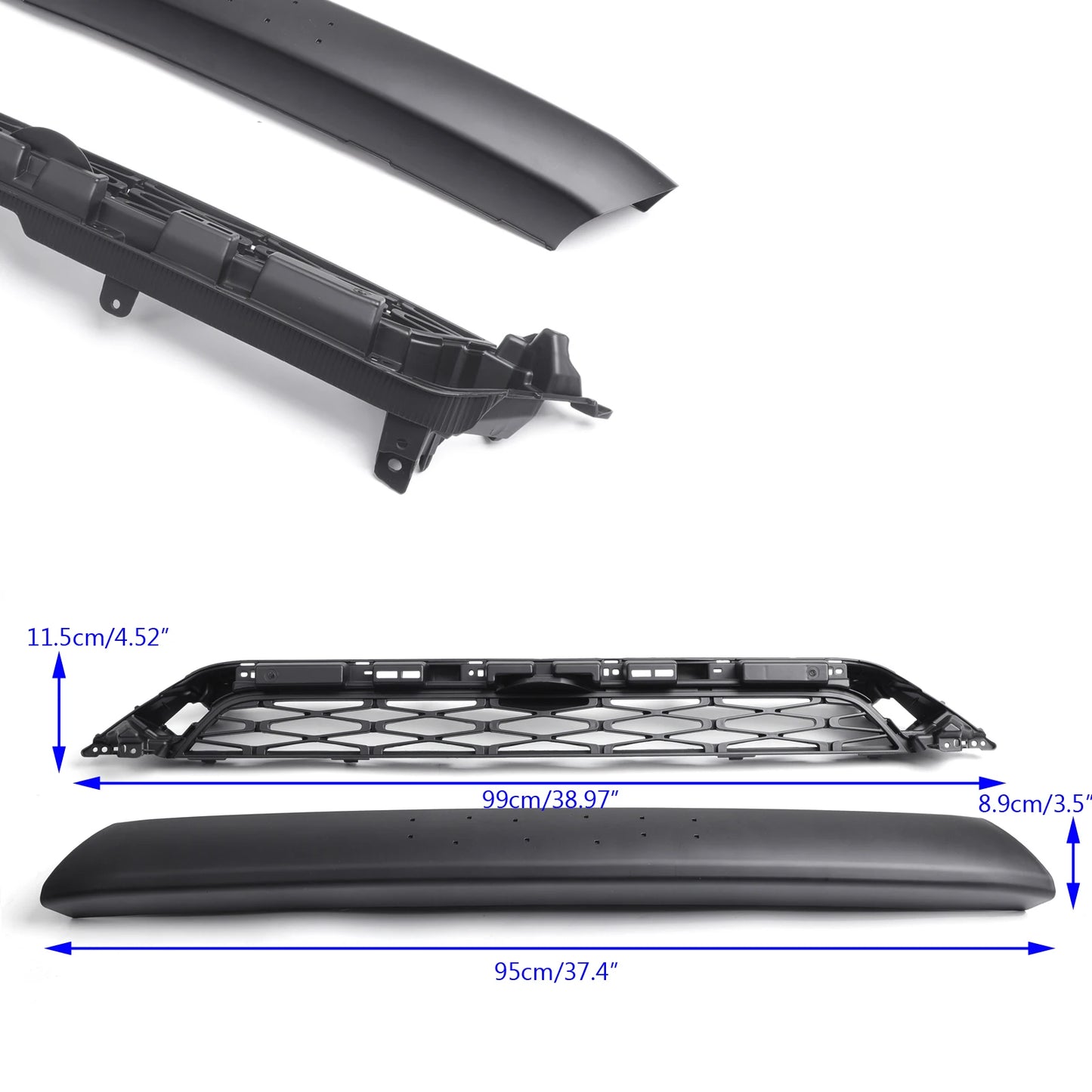 PZ32335058 for Toyota 4Runner TRD PRO 2020-2024 Front Bumper Grille Black Grill