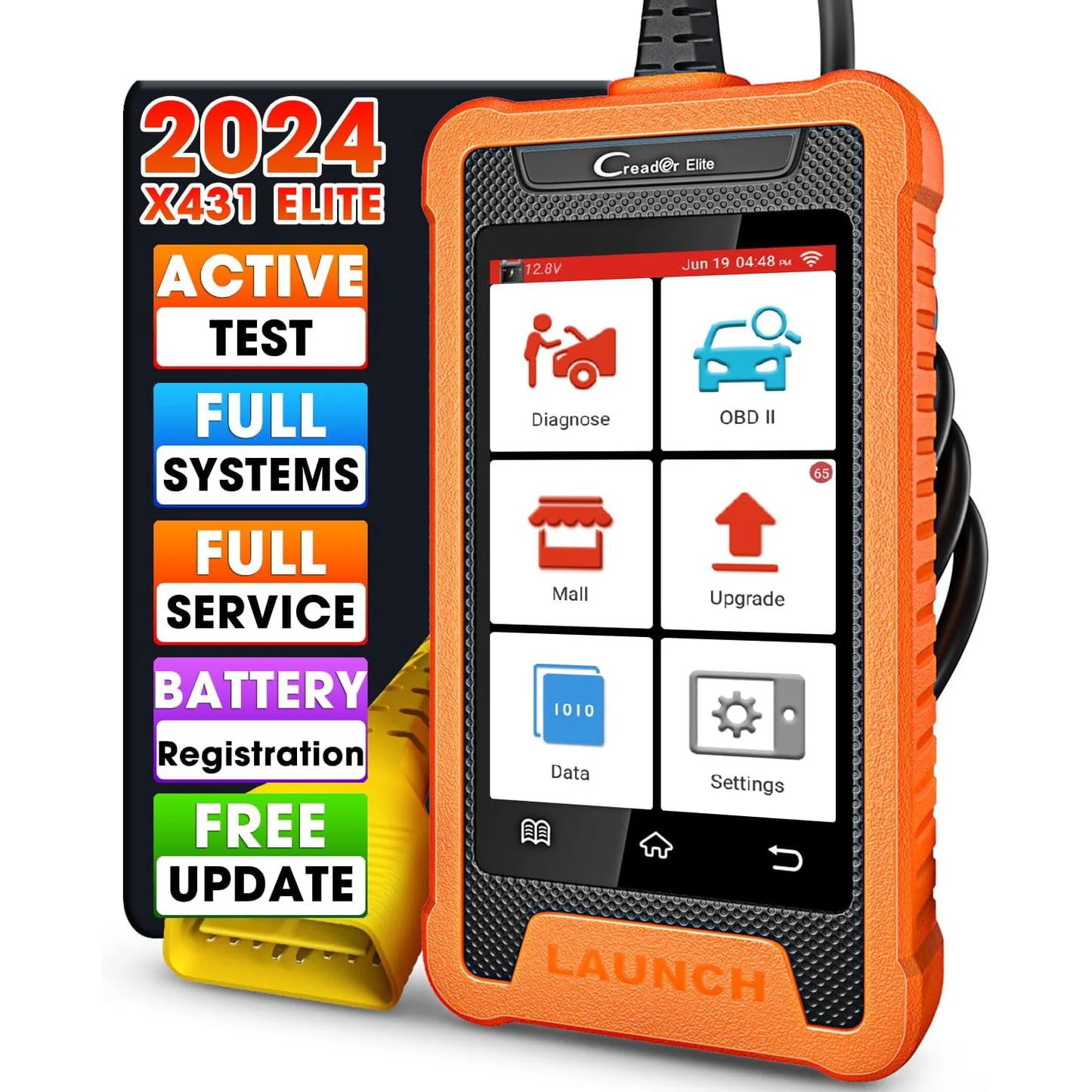 2025 Original Launch CRE Elite for Land Rover Jaguar Obd2 Scanner Auto Diagnostic Tool All Service Lifetime Free Update