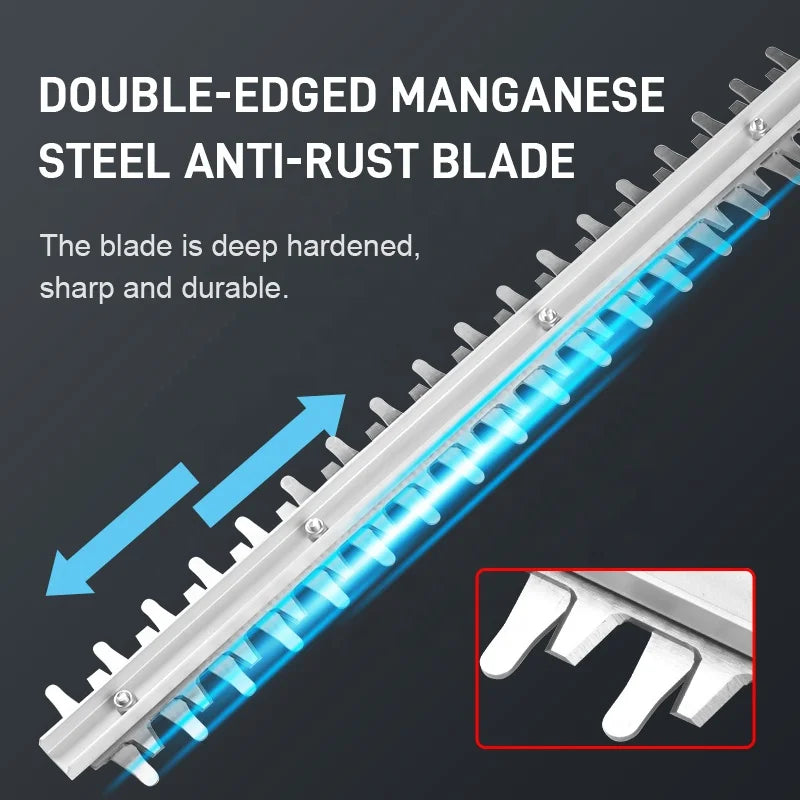 2026 510mm Hedge Trimmer Battery DUAL 500W Fujian Electric Energy Is More Environmentally Friendly Gardening Tool 21V