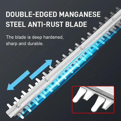 2026 510mm Hedge Trimmer Battery DUAL 500W Fujian Electric Energy Is More Environmentally Friendly Gardening Tool 21V