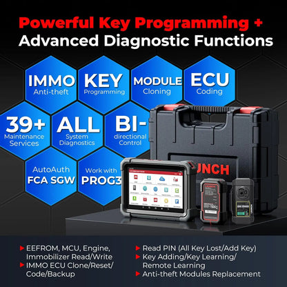 2025 New X431 IMMO Plus Key Programmer Car Diagnostic Tools Auto OBD2 Scanner ECU Coding Active Test