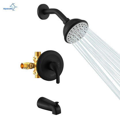 USA Free Shipping CUPC Pressure Balance Concealed Shower and Tub Faucet Set with Tub Spout
