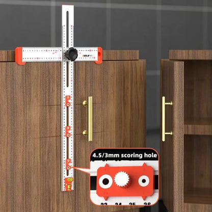 L-HT201 60cm T Type Aluminum Alloy Movable Combination Angle Ruler 90 /45 Degrees High Precision Woodworking T Ruler