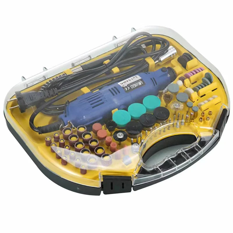 L-HT217 211pcs Electric Mini Drill Dremel Grinder Engraving Pen Grinding Machine