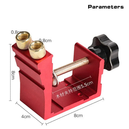 Pocket Hole Jig Kit Woodworking Punch All-Matel Pocket Screw Jig with 3 Drilling Hole Tools, type - Pocket Hole Jig