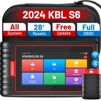 2025 Kingbolen S6 Auto Code Reader All System OBD2 Vehicle Diagnostic Tool Bluetooth Hot Selling Scanner Cars PK ThinkScan Max