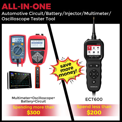 ECT600 Elite Automotive Power Circuit Probe Tester With Breaker Finder Vehicle Electrical Circuit/Battery Tester Kit