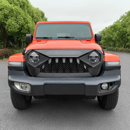 US STOCK American Modified Front Bumper Grille for jeep wrangler jl Accessories / Gladiator JT 2018-2022 Demon Style