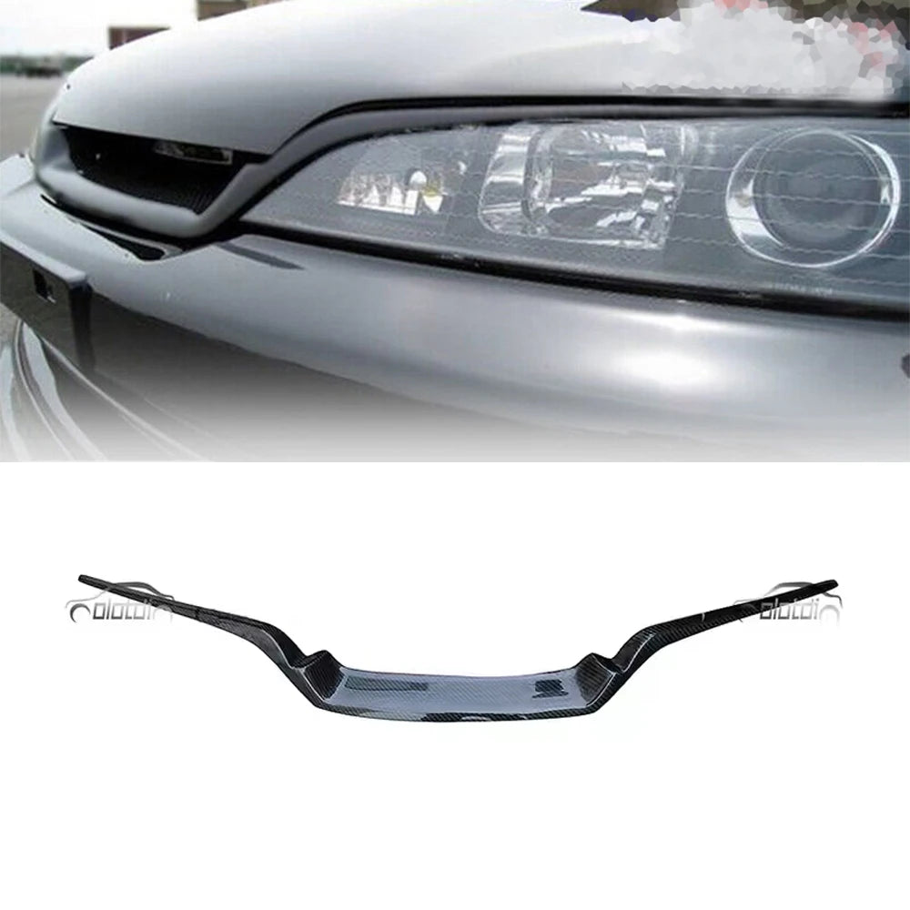 Carbon Fiber Front Bumper Lip Grille Grill Mesh Cover for Honda Acura Integra DC2 Hatchback 1994- 2001 Auto Tuning