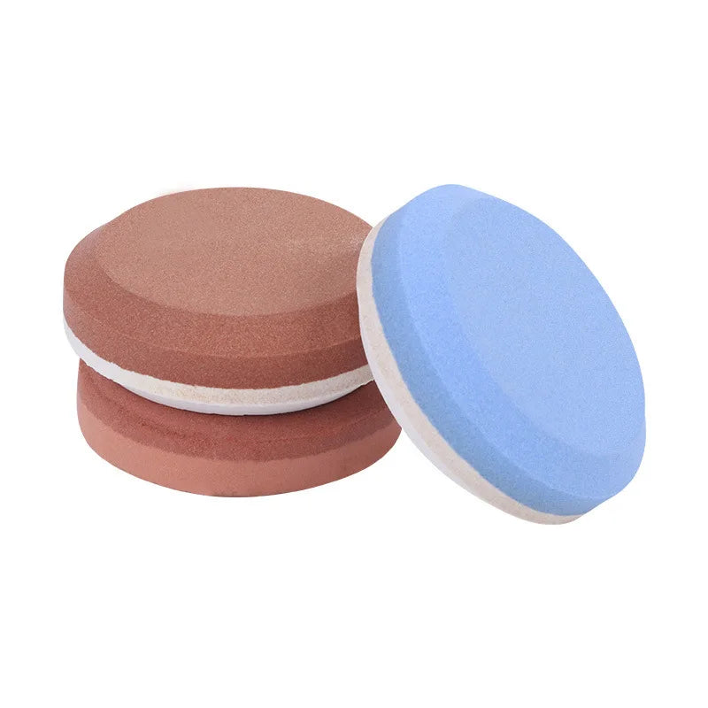 Double Sides 400 1000 180 320 Grits Outdoor Tool Round Hand Held White Corundum Whetstone Sharpening Stone