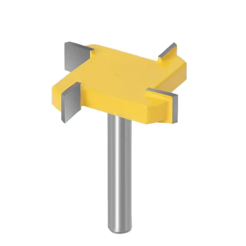 L-N242 6mm 1/4inch Shank Flush Trim Bit Z4 Milling Straight Edge Slotting Milling Cutter Cutting Handle for Wood Woodwork