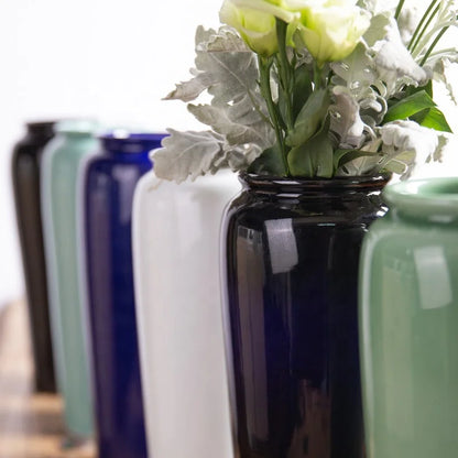 Ceramic Vase Chinese Style Tabletop Vase Decoration Living Room Flower Arrangement Flower Art Decoration Jewelry Home