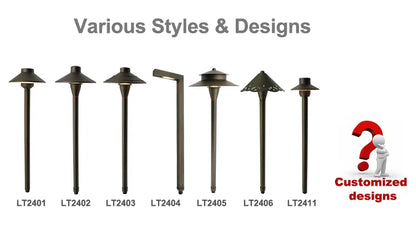 USA Warehouse in Stock LT2403A 12V AC/DC IP65 Waterproof Landscape Lawn Pavement Pathway Stake Lights Outdoor Ground